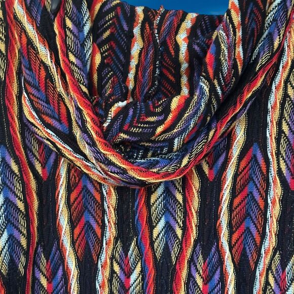 COOGI Sweater Men's 4XL Multicolor 3D Knit Zip Hoodie 100% Mercerized Australia - Picture 8 of 11